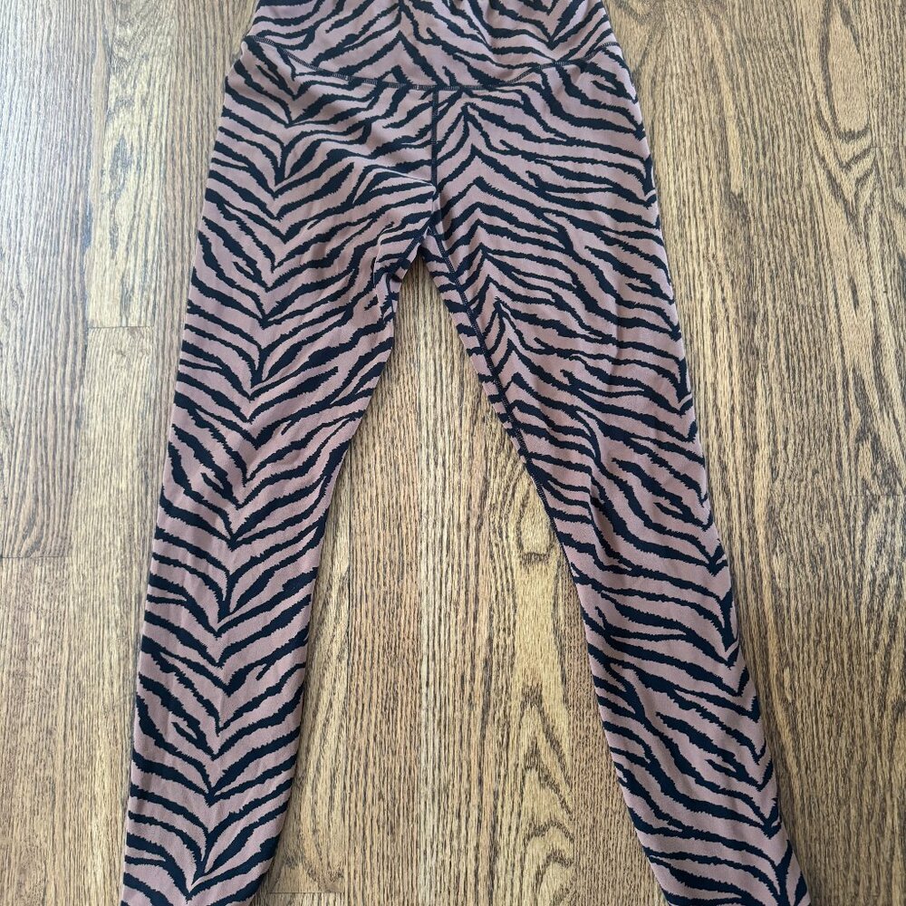 Varley Century 2.0 Leggings in Clay Zebra